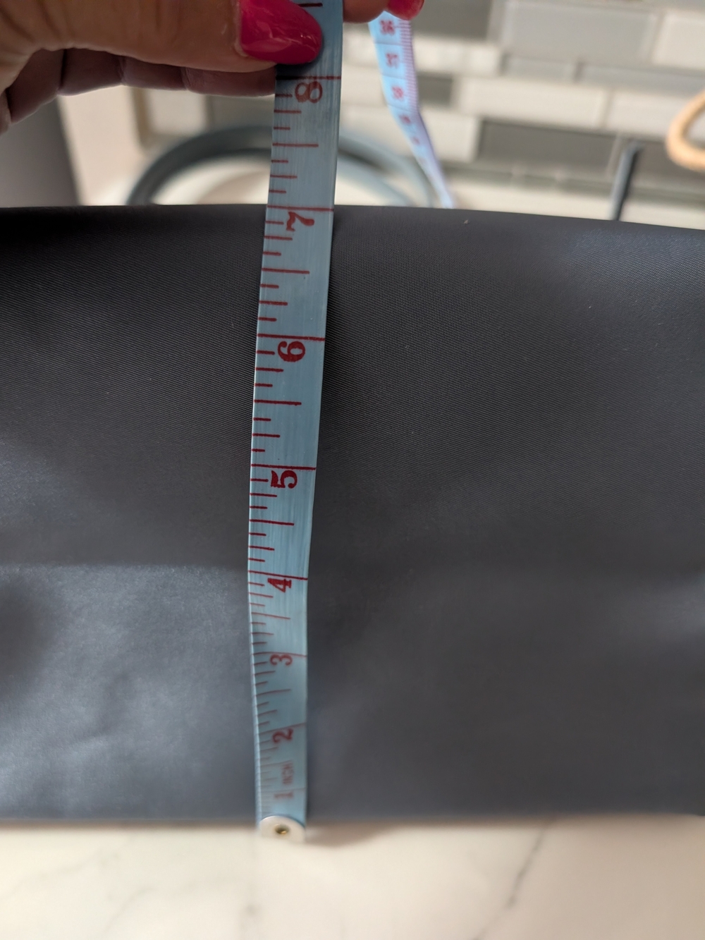 Longchamp Le Pliage Medium in Slate Gray - Picture 6 of 9